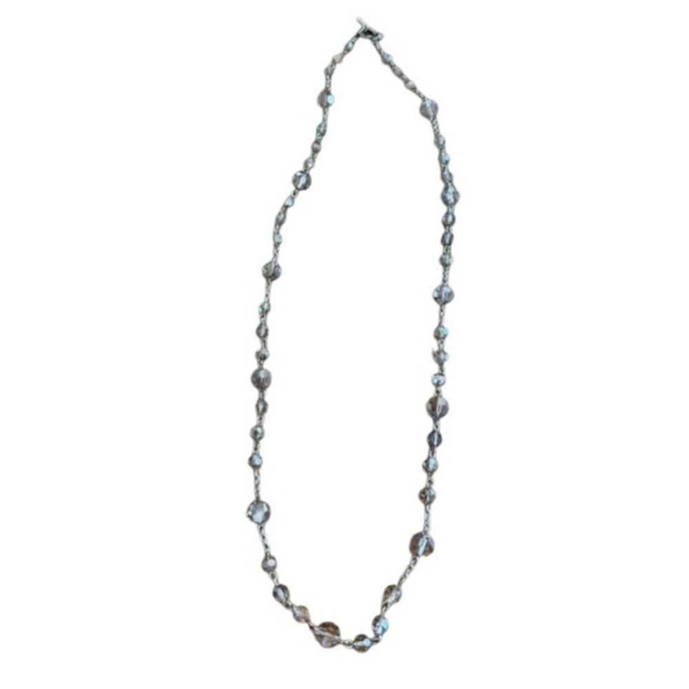 Banana Republic Silver Beaded Necklace